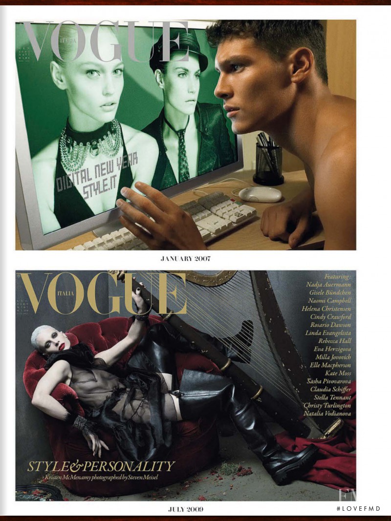Sasha Pivovarova featured in Steven Meisel - Vogue Italia - Greatest Hits Vol.1, July 2013