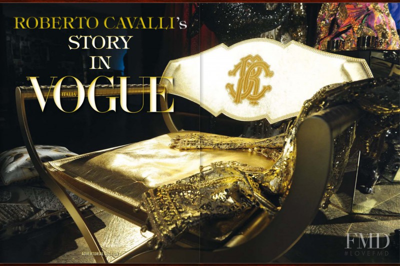 Roberto Cavalli\'s Story In Vogue, July 2013