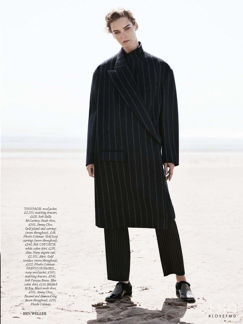 Carmen Kass featured in Jacket Required, September 2013