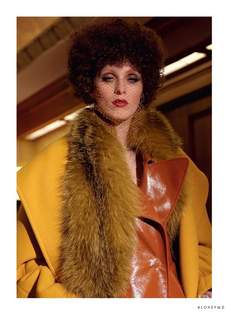 Karen Elson featured in An Ever-Changing Lady, August 2013
