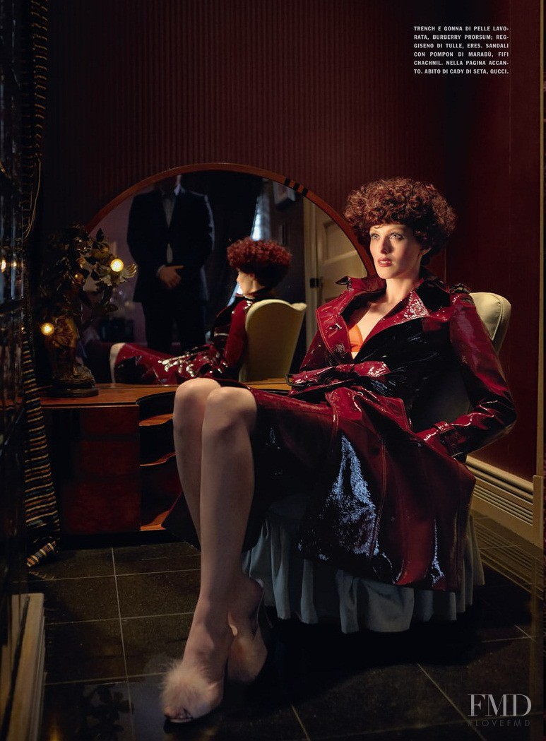 Karen Elson featured in An Ever-Changing Lady, August 2013