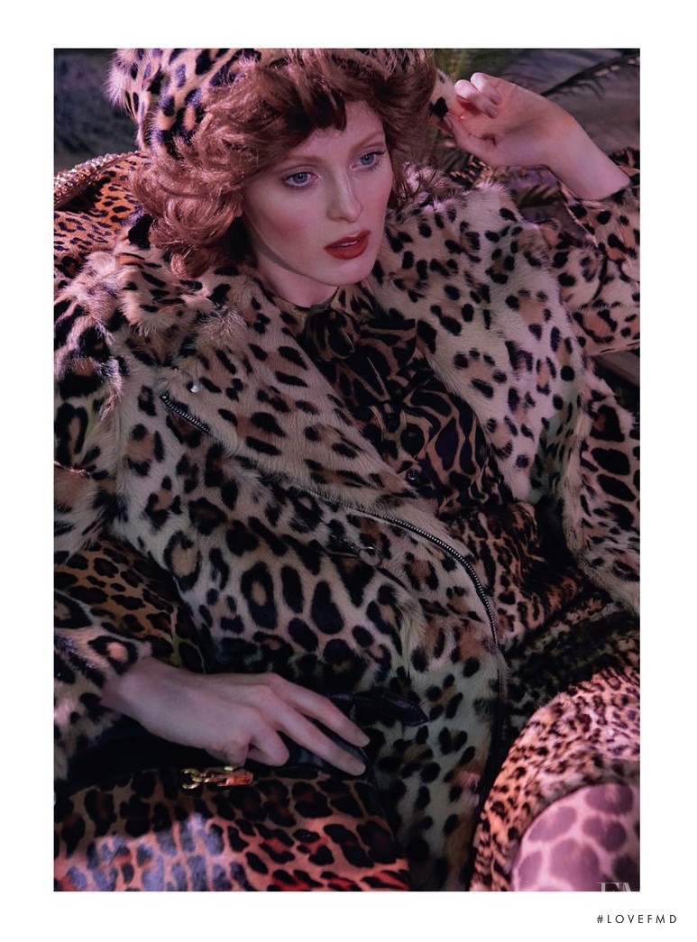 Karen Elson featured in An Ever-Changing Lady, August 2013