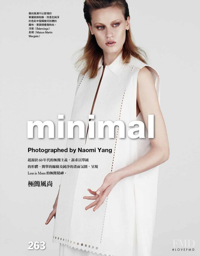 Paulina Heiler featured in Minimal, July 2013