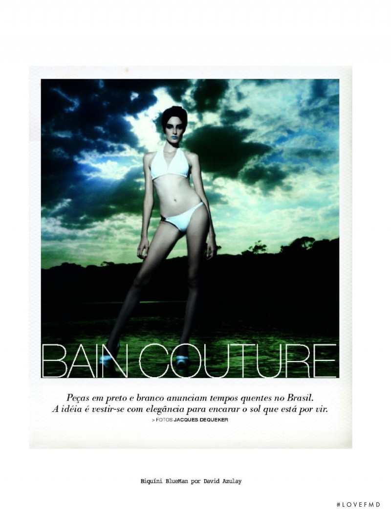 Thana Kuhnen featured in Bain Couture, June 2007