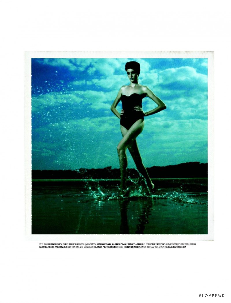 Thana Kuhnen featured in Bain Couture, June 2007
