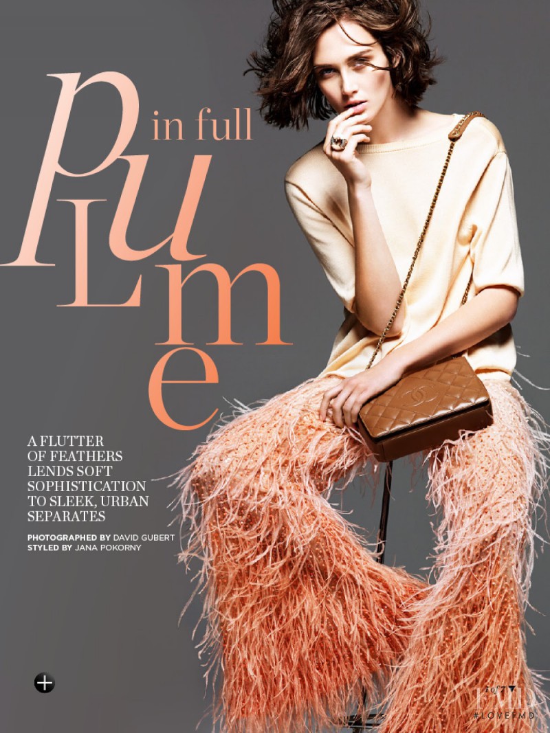 Caitlin Lomax featured in In Full Plume, September 2013
