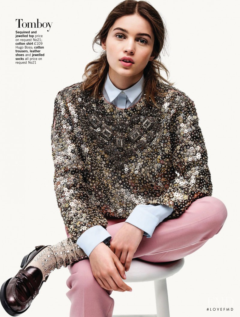 Constanze Saemann featured in Pretty In Pink, September 2013