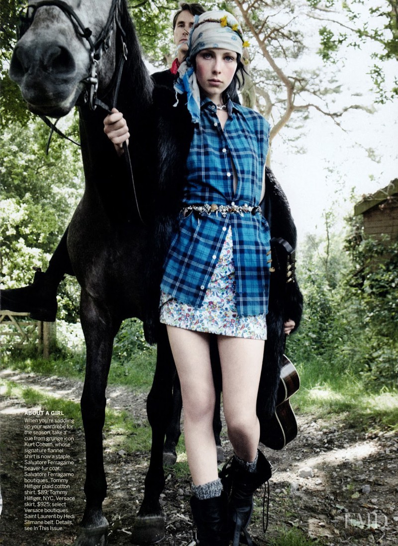 Edie Campbell featured in EXCLUSIVE - Ragged Glory, September 2013