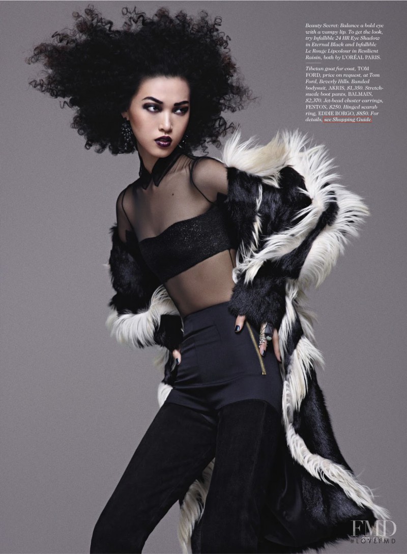 Tian Yi featured in Wild Thing, September 2013