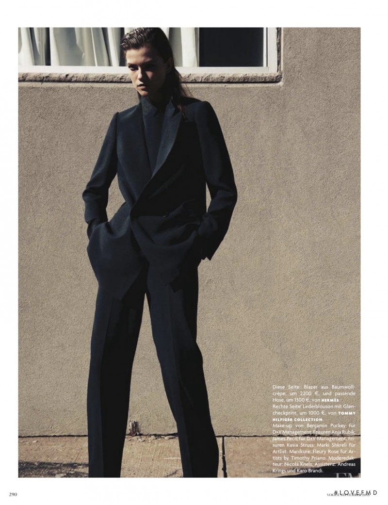 Kasia Struss featured in Walk This Way, September 2013