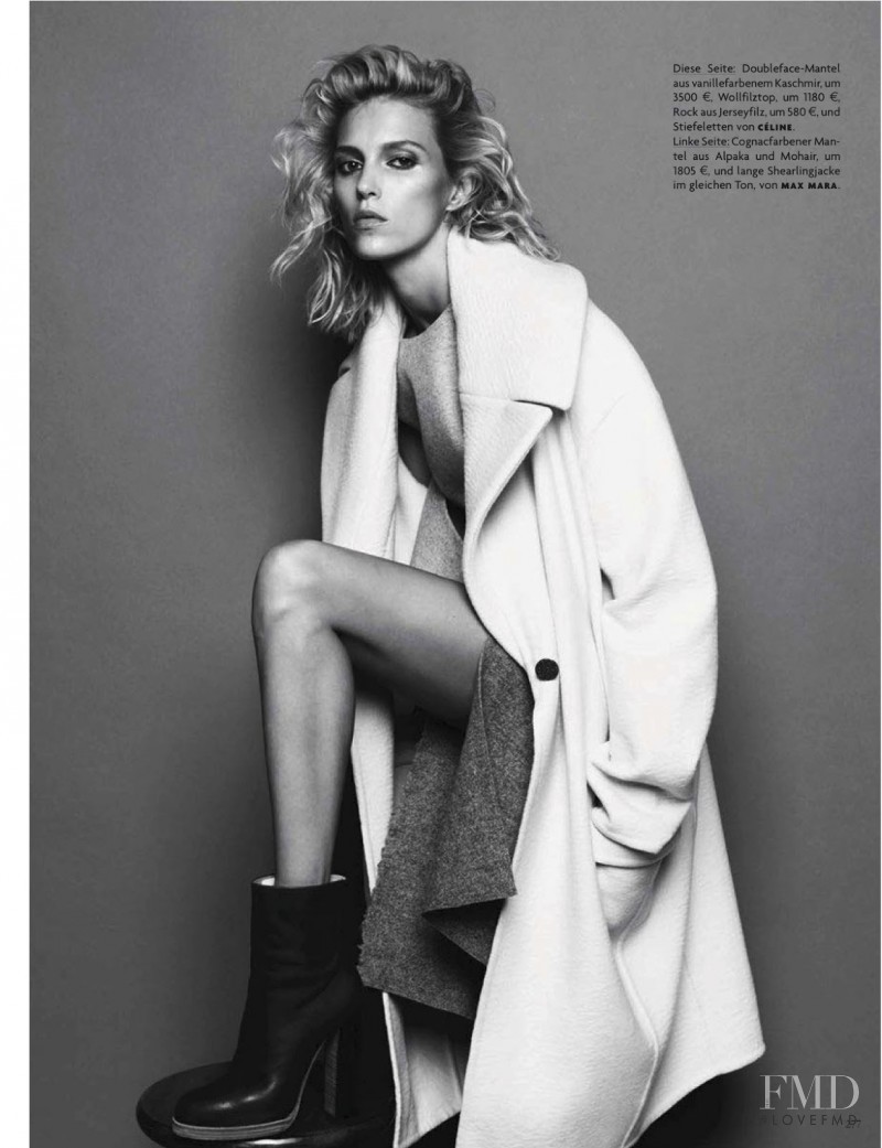 Anja Rubik featured in Walk This Way, September 2013