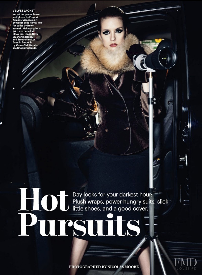Julia Frauche featured in Hot Pursuits, September 2013