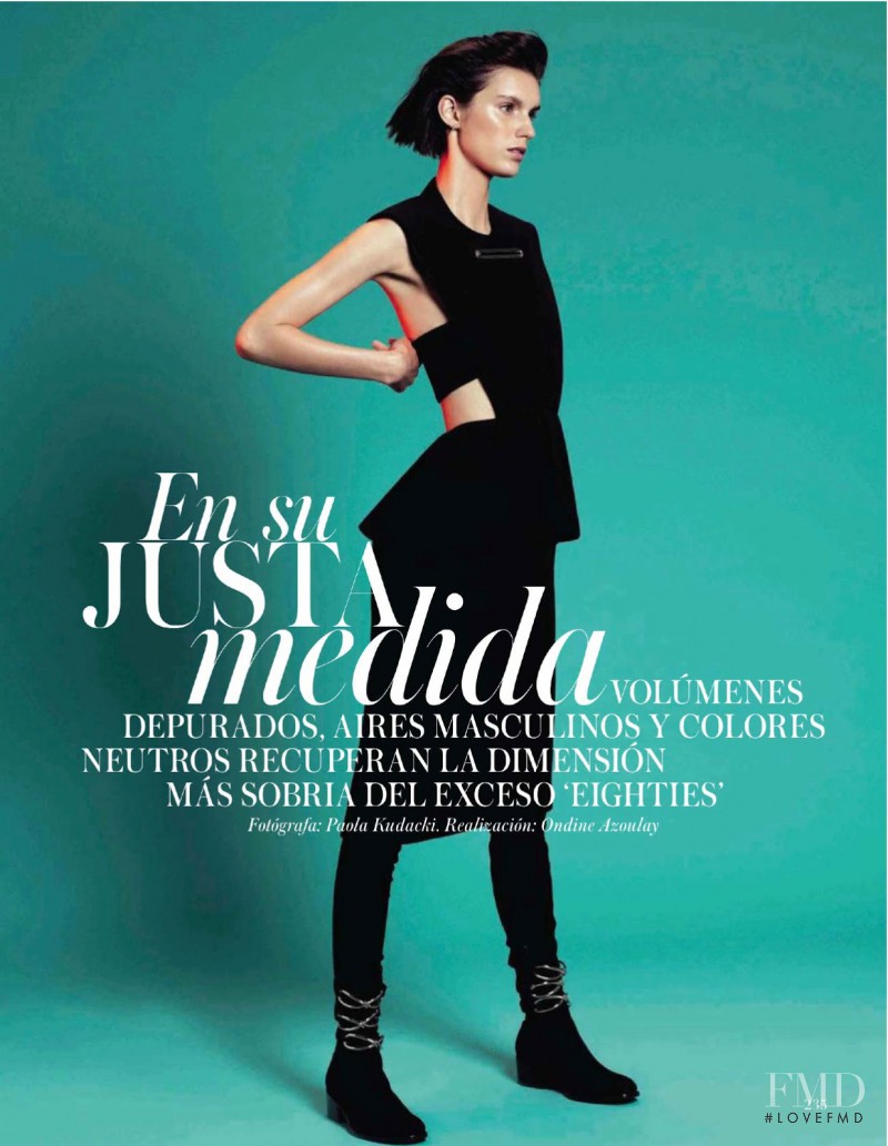 Marte Mei van Haaster featured in En Su Justa Medida, September 2013