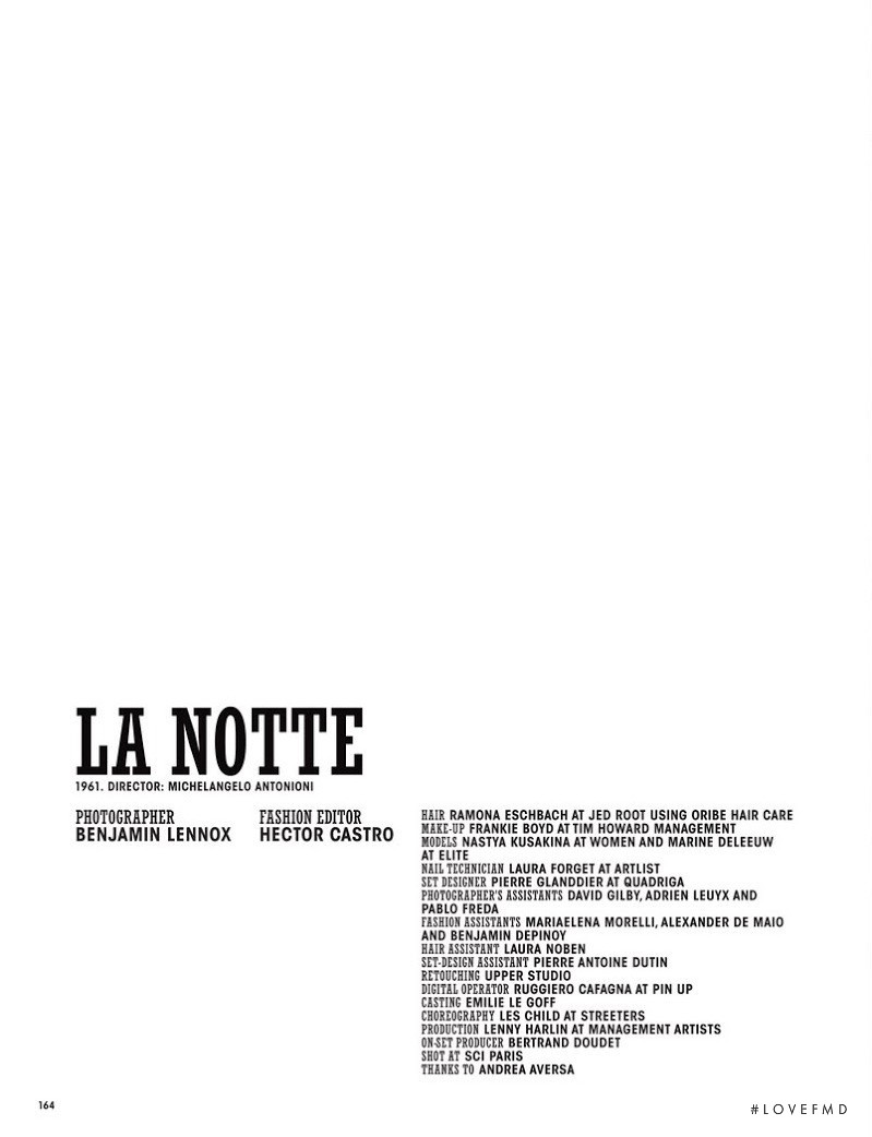 La Notte, September 2013