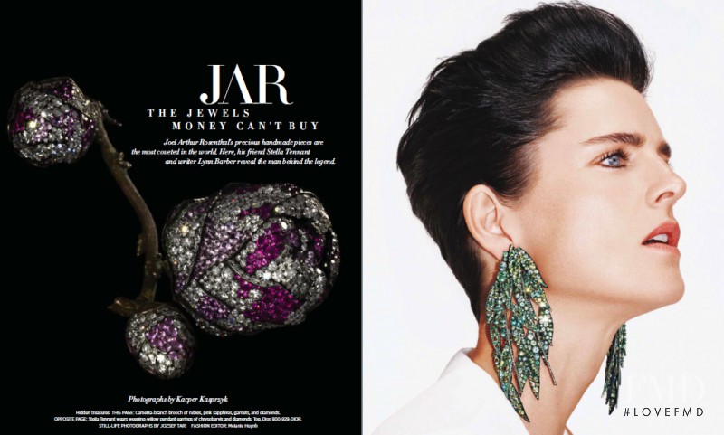 Stella Tennant featured in Jar The Jewels Money Can\'t Buy, September 2013