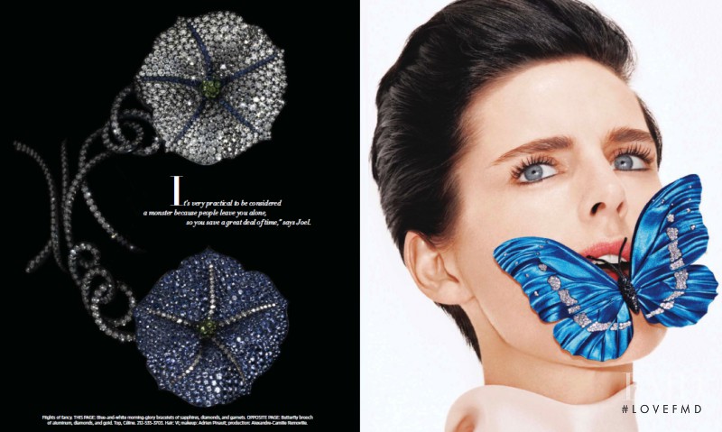 Stella Tennant featured in Jar The Jewels Money Can\'t Buy, September 2013