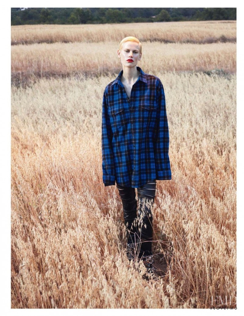 Saskia de Brauw featured in La Fièvre Grunge, September 2013