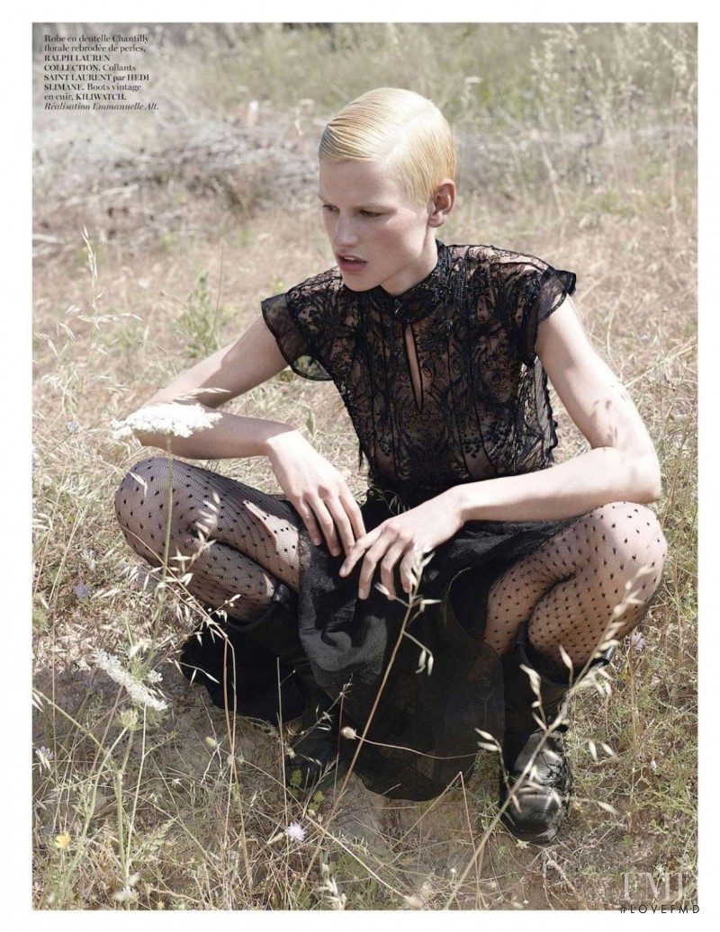 Saskia de Brauw featured in La Fièvre Grunge, September 2013