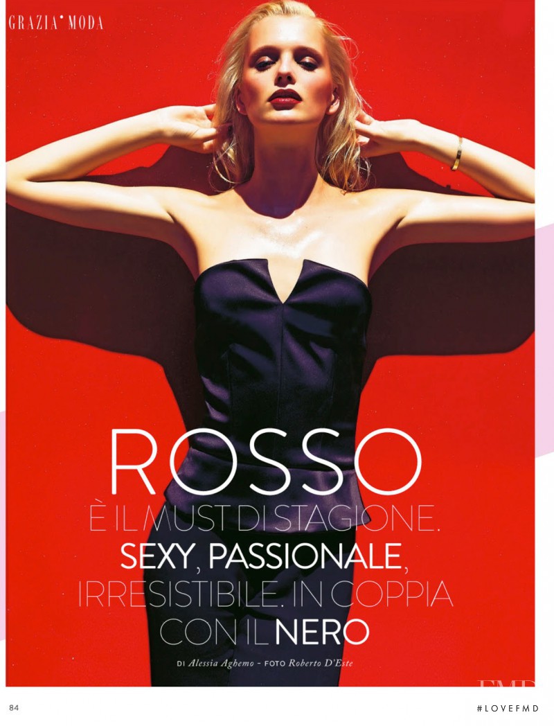 Tereza Bouchalova featured in  Rosso, August 2013