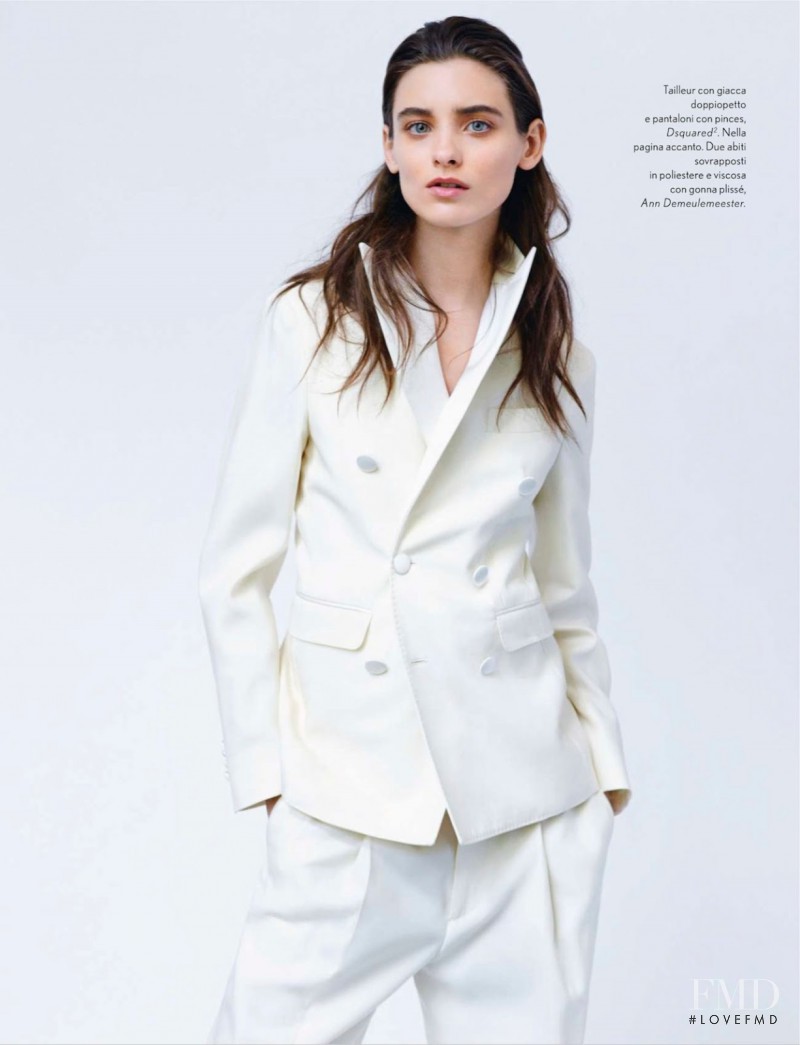 Carolina Thaler featured in Whtie, September 2013