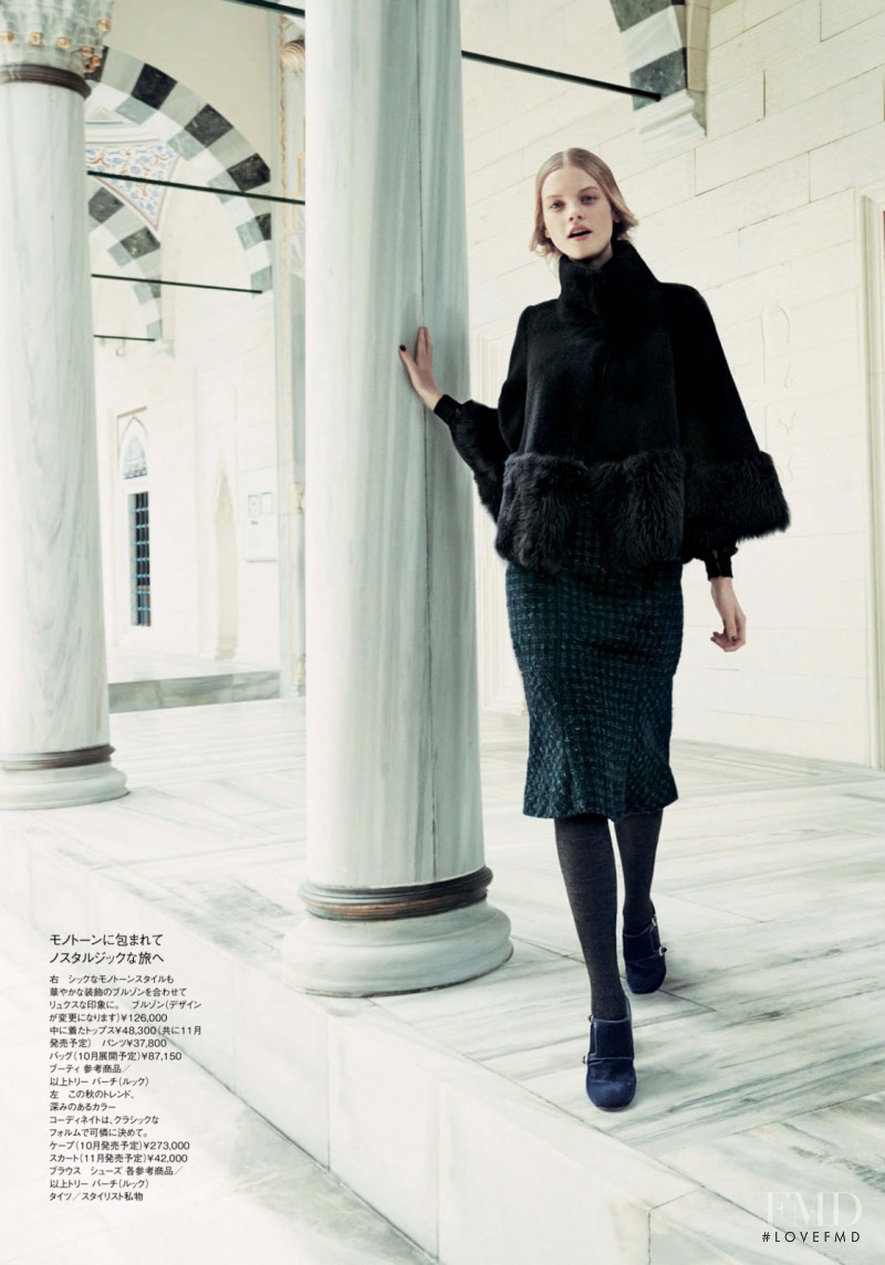 Romy Mathot featured in Tory Burch, October 2013