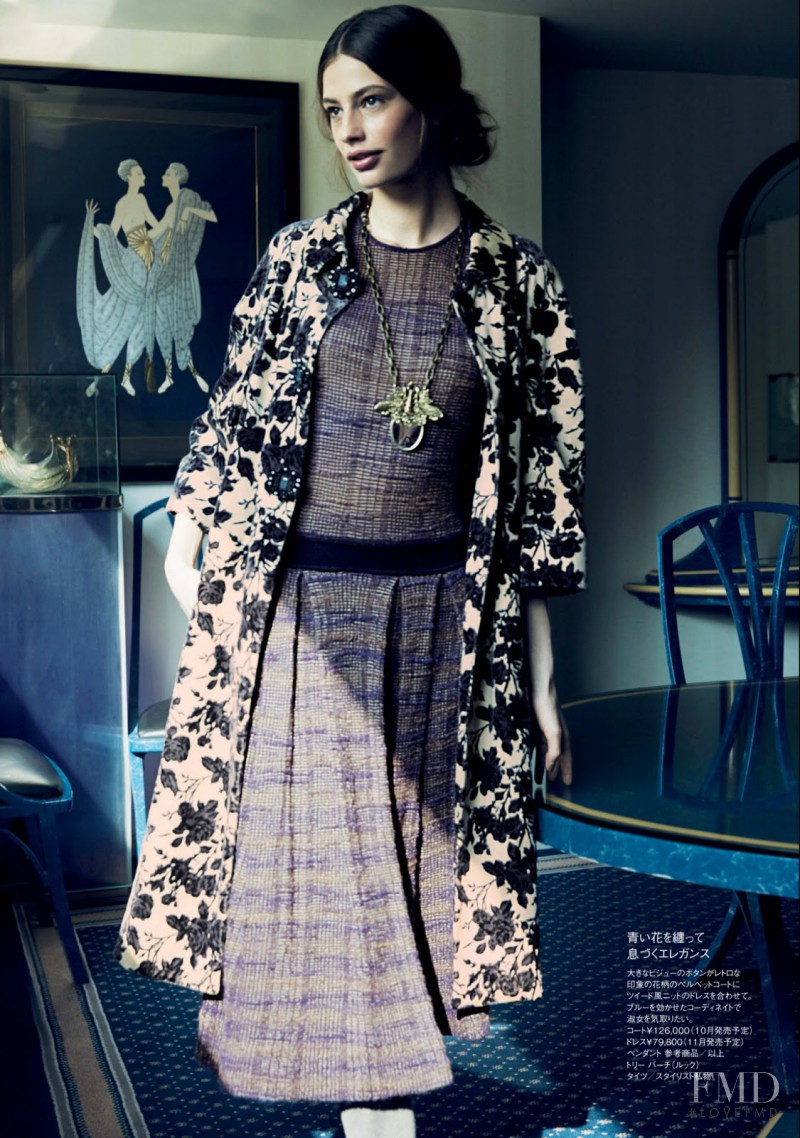 Cassi van den Dungen featured in Tory Burch, October 2013