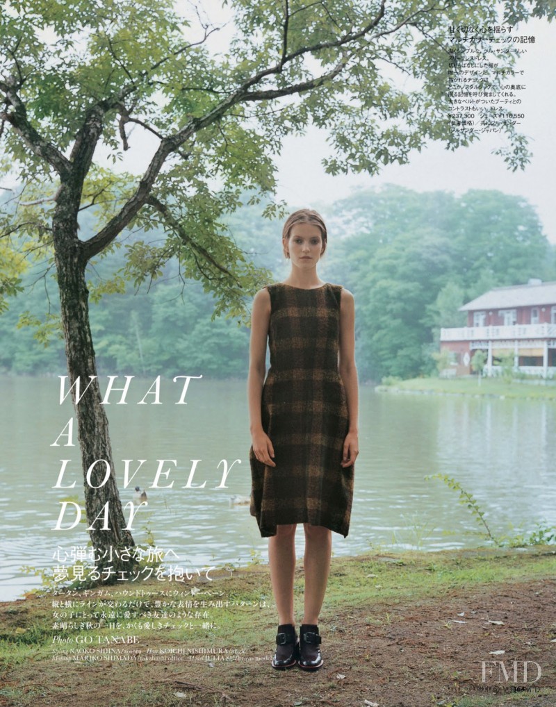 Julia Suszfalak featured in What A Lovely Day, October 2013