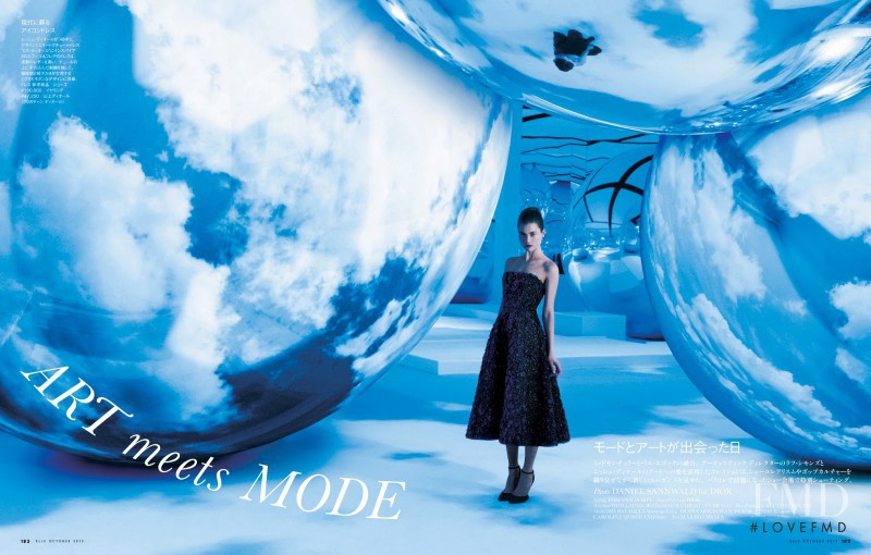 Isis Bataglia featured in Art Meets Mode, October 2013