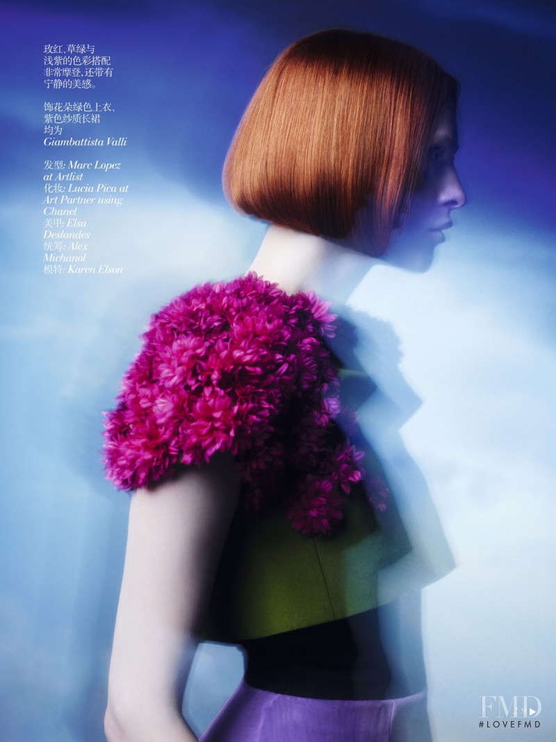 Karen Elson featured in Shadow Dream, September 2013