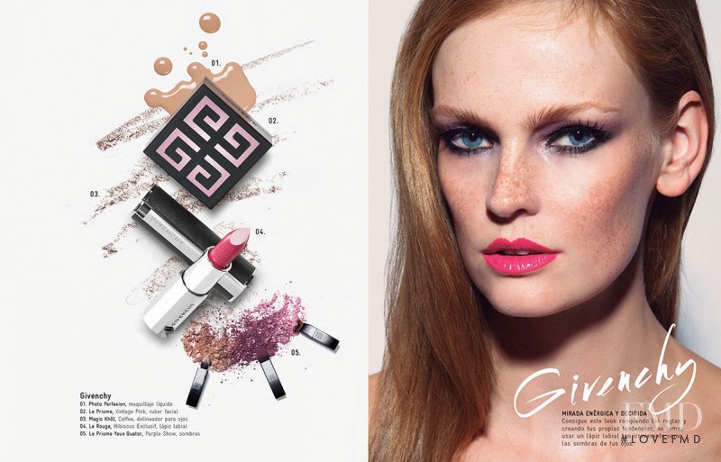 Kiia Waden featured in Guia de Belleza, April 2013