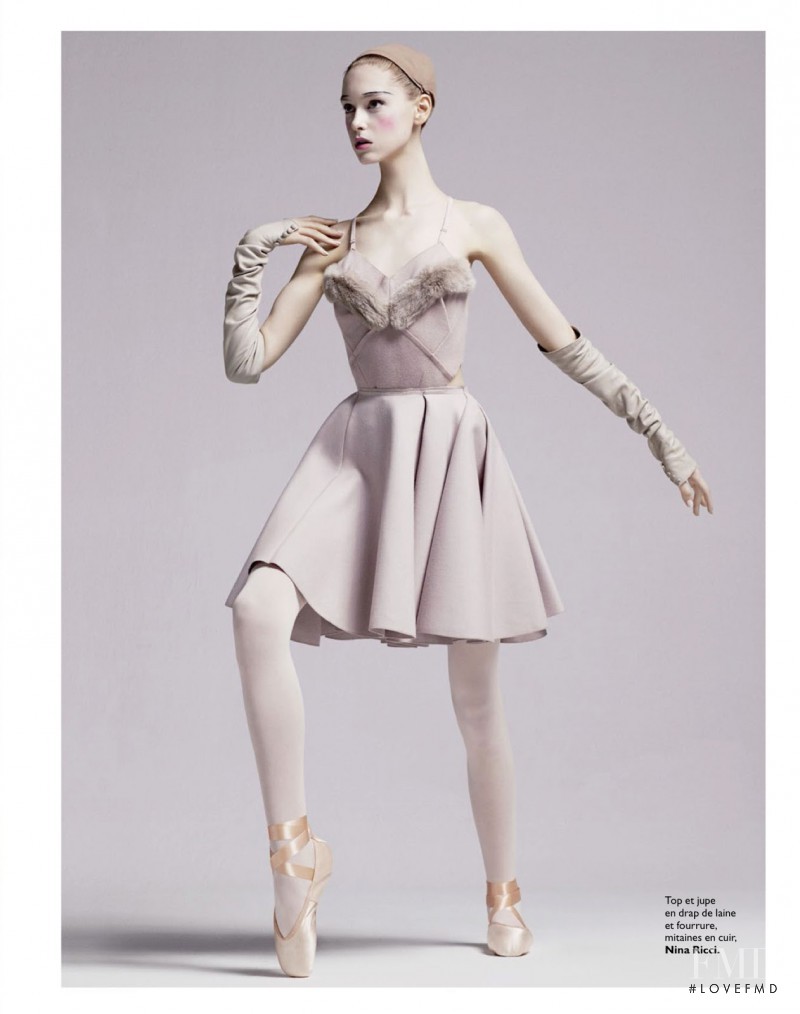 Jemma Baines featured in Arty Ballerine, August 2013