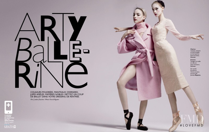 Jemma Baines featured in Arty Ballerine, August 2013