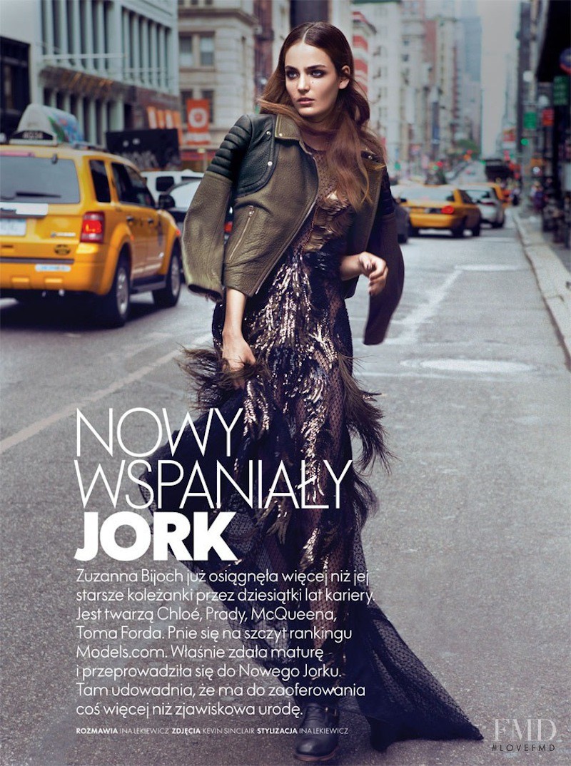 Zuzanna Bijoch featured in Nowy Wspanialy Jork, October 2013