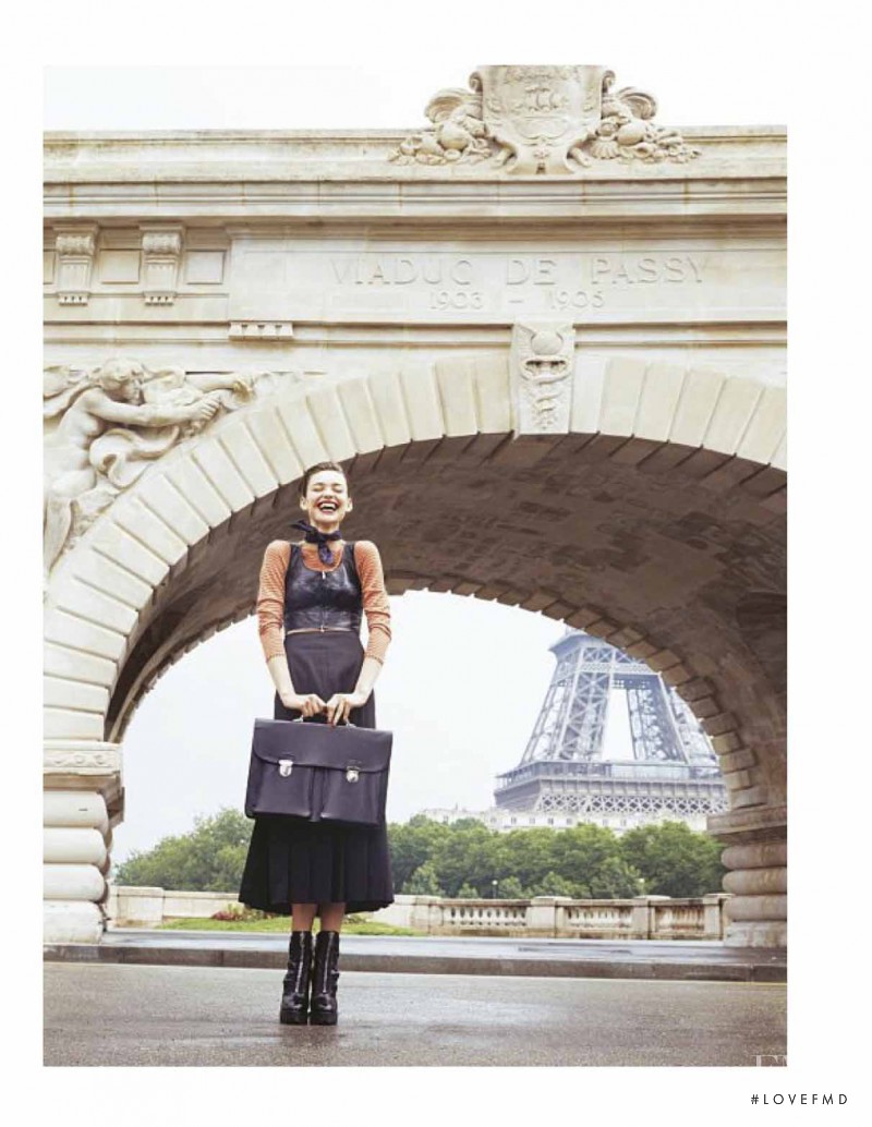 Karolina Gorzala featured in La Parisienne, September 2013