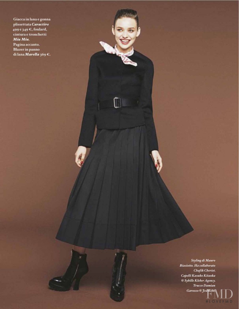 Karolina Gorzala featured in La Parisienne, September 2013