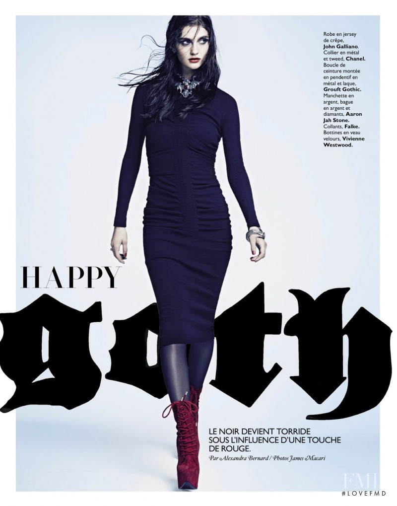 Ella Kandyba featured in Happy Goth, August 2013