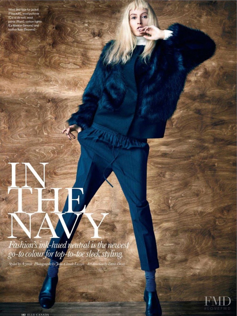 Liisa Winkler featured in In The Navy, October 2013