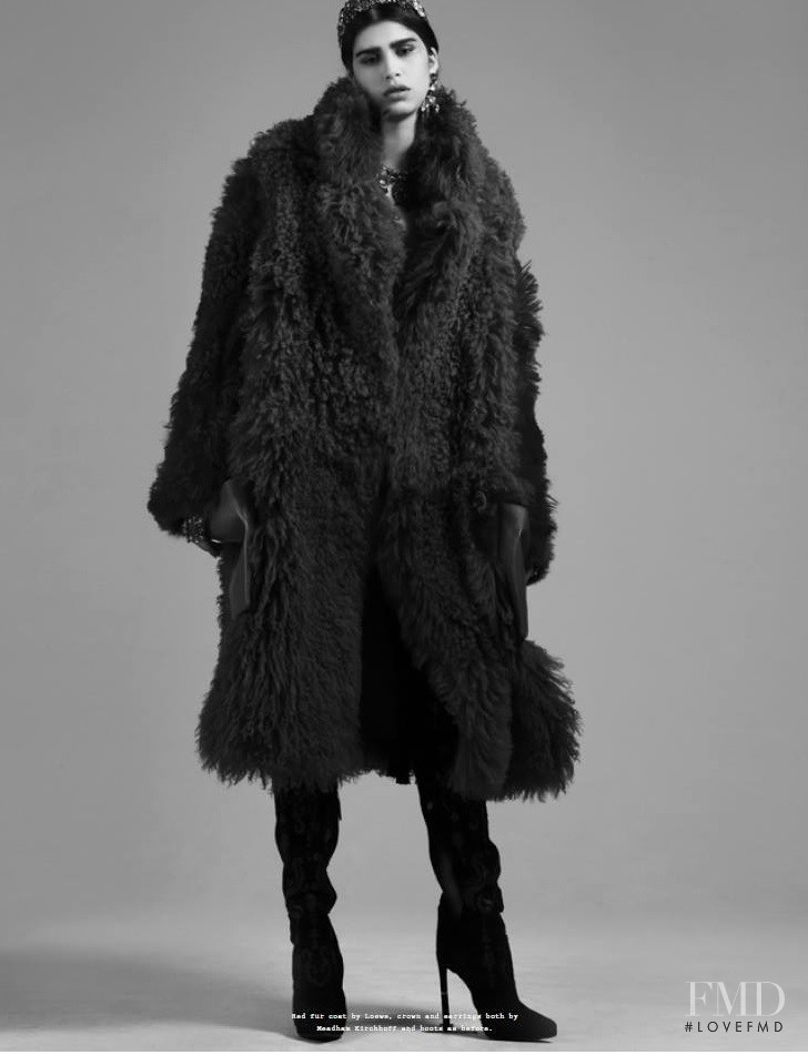 Mica Arganaraz featured in Christine, September 2013
