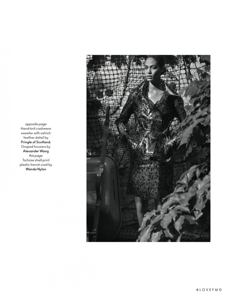 Joan Smalls featured in Cut: Leaf-Blower, September 2013