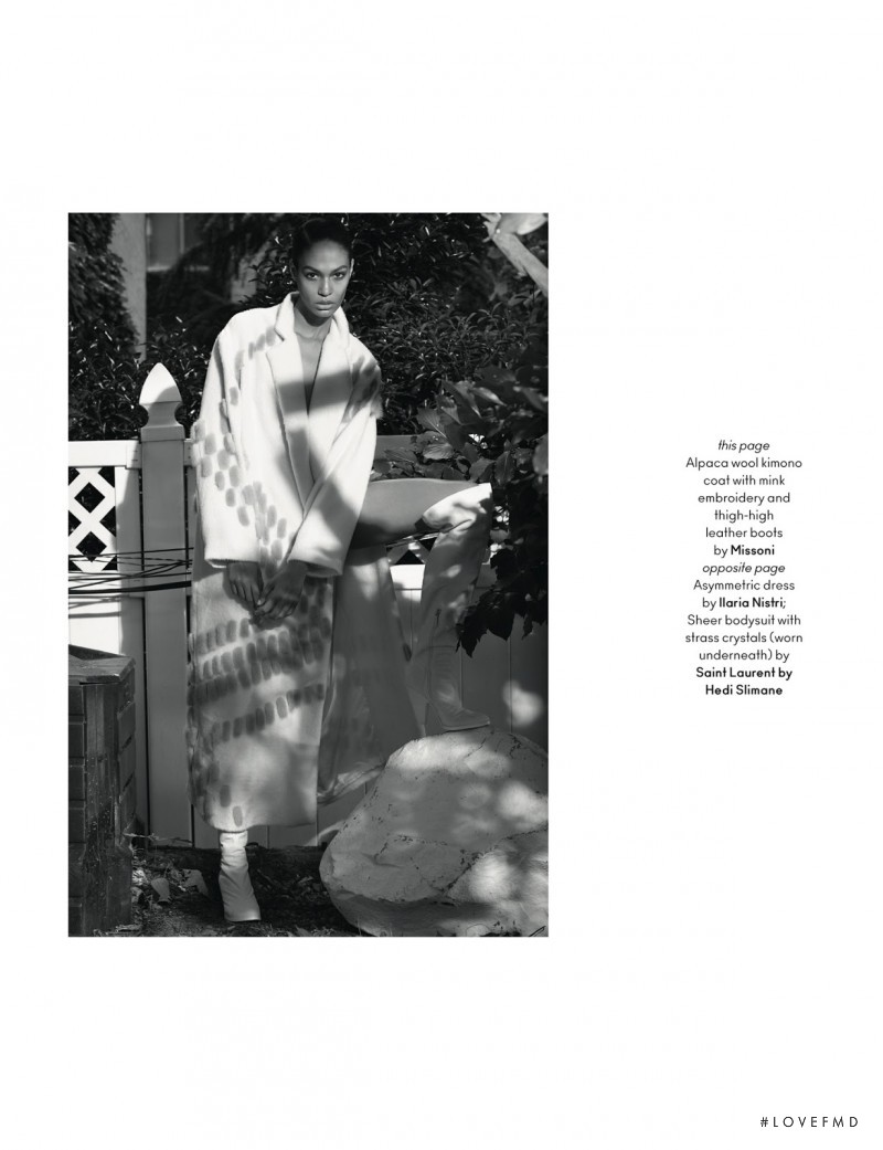 Joan Smalls featured in Cut: Leaf-Blower, September 2013