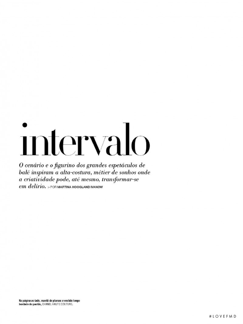 intervalo, September 2007