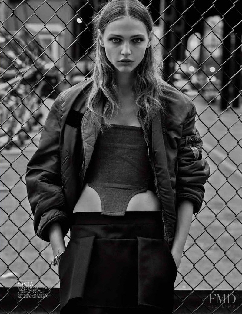 Sasha Pivovarova featured in The Cool, September 2013