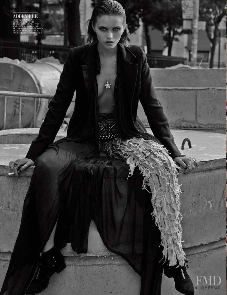 Abbey Lee Kershaw featured in The Cool, September 2013