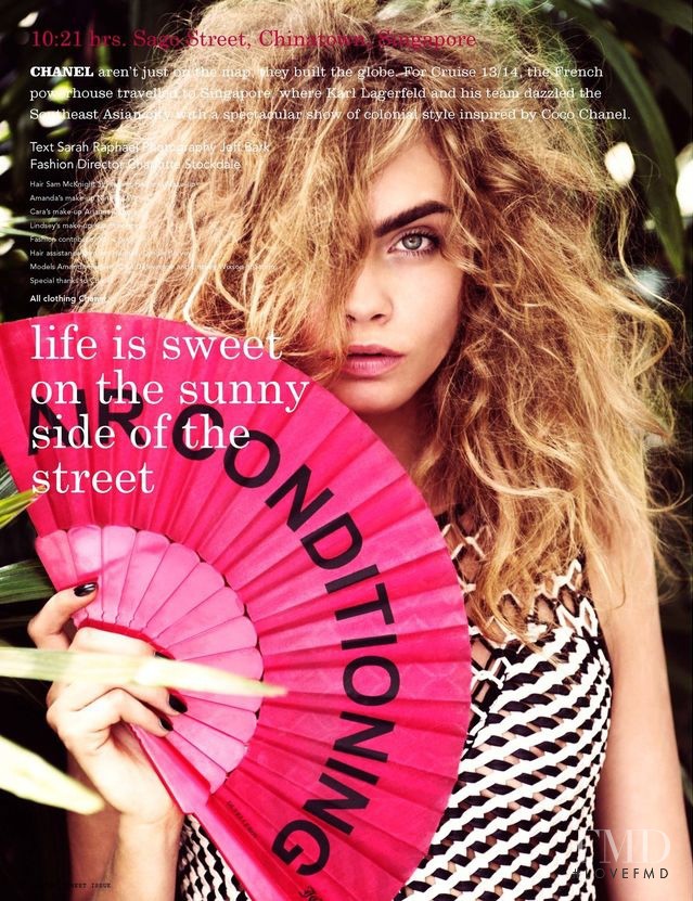 Cara Delevingne featured in Life is sweet on the sunny side of the street, September 2013