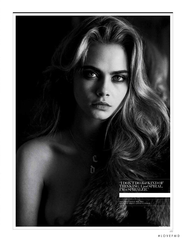 Cara Delevingne featured in Cara, April 2013