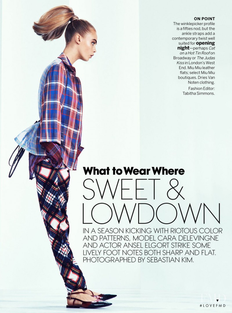 Cara Delevingne featured in Sweet , January 2013