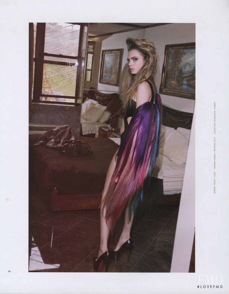 Cara Delevingne featured in Cara, December 2012