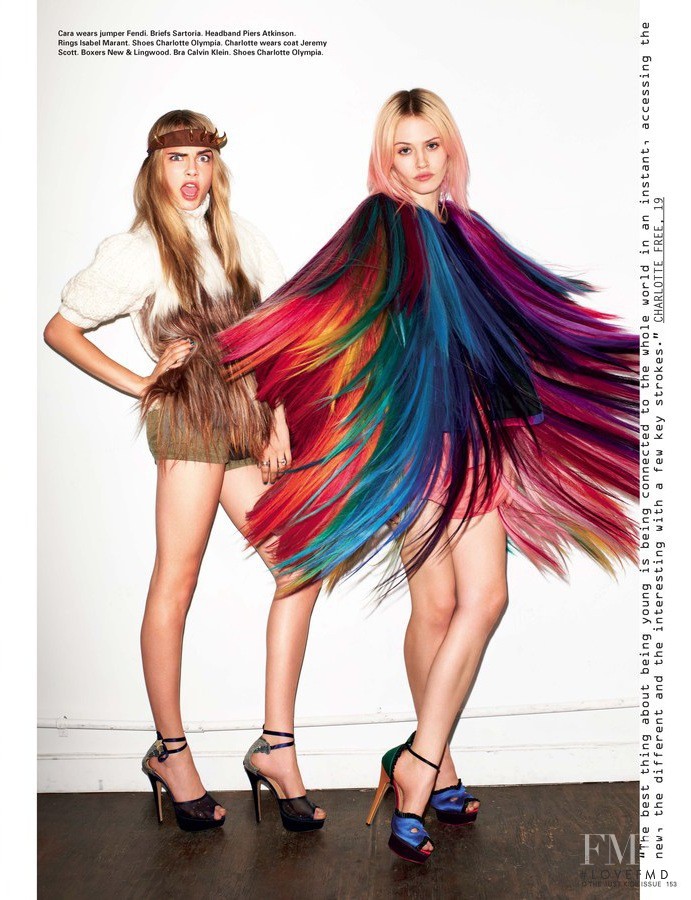 Cara Delevingne featured in Call Your Friends Dye Your Hair Hit The Clubs, August 2012