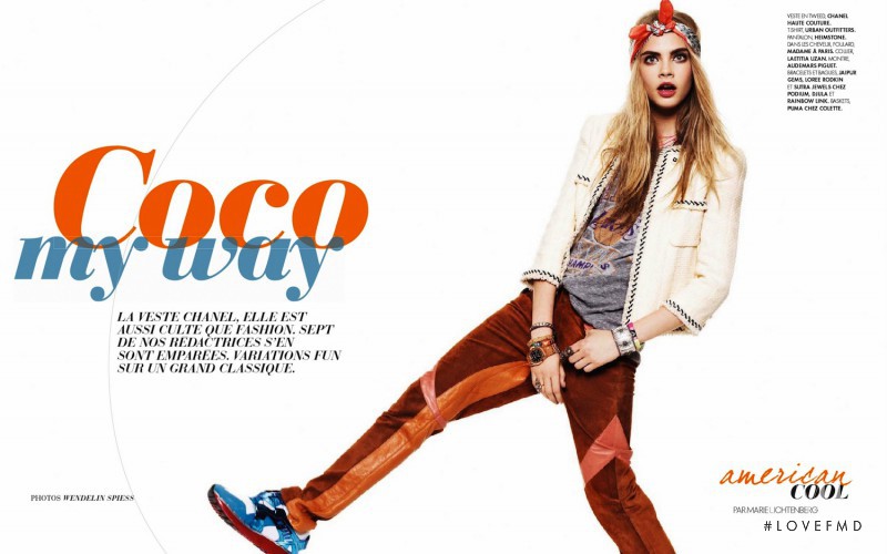 Cara Delevingne featured in Coco My Way, August 2012