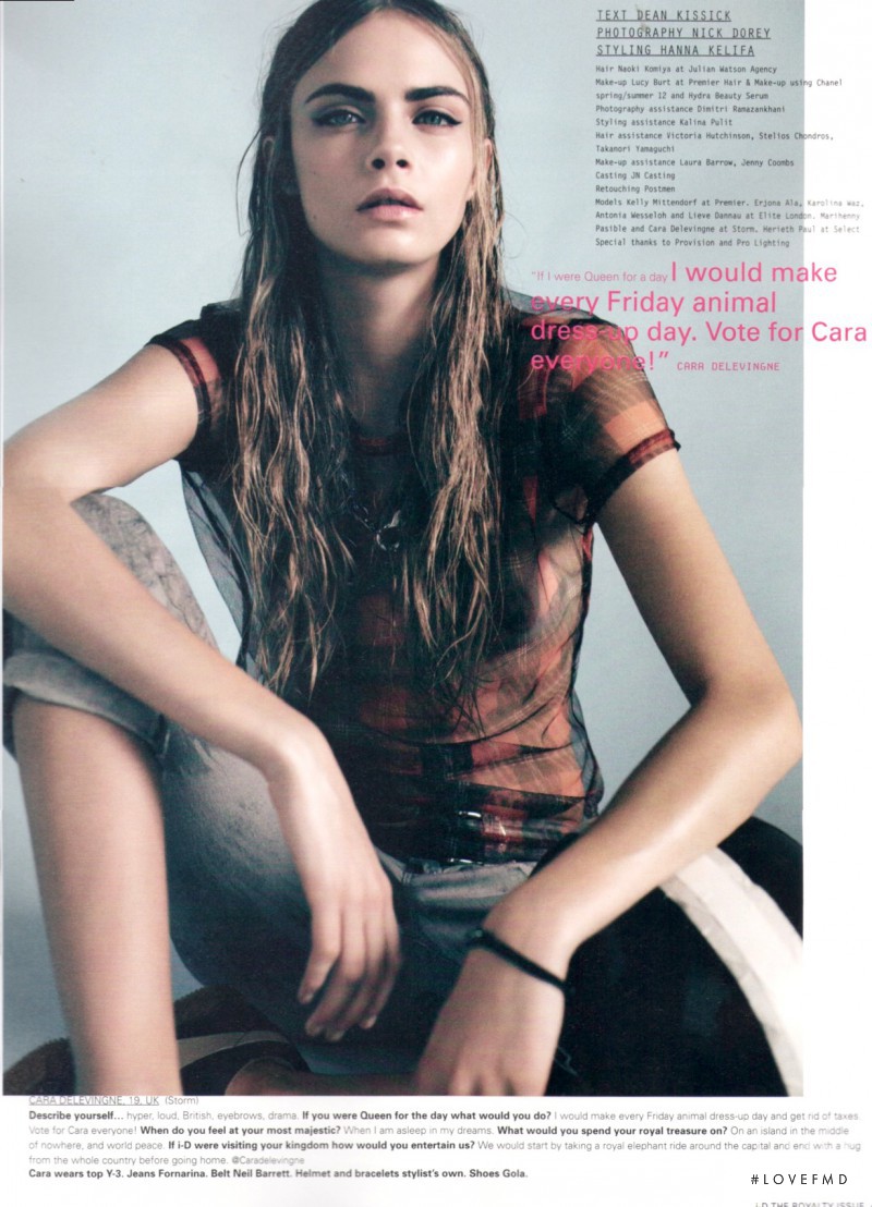 Cara Delevingne featured in King of the Road, March 2012